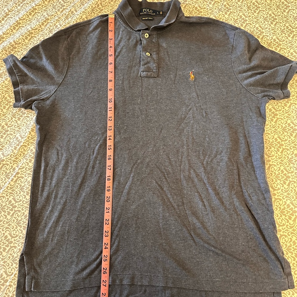 Polo by Ralph Lauren Dark Charcoal Gray Classic Polo Shirt